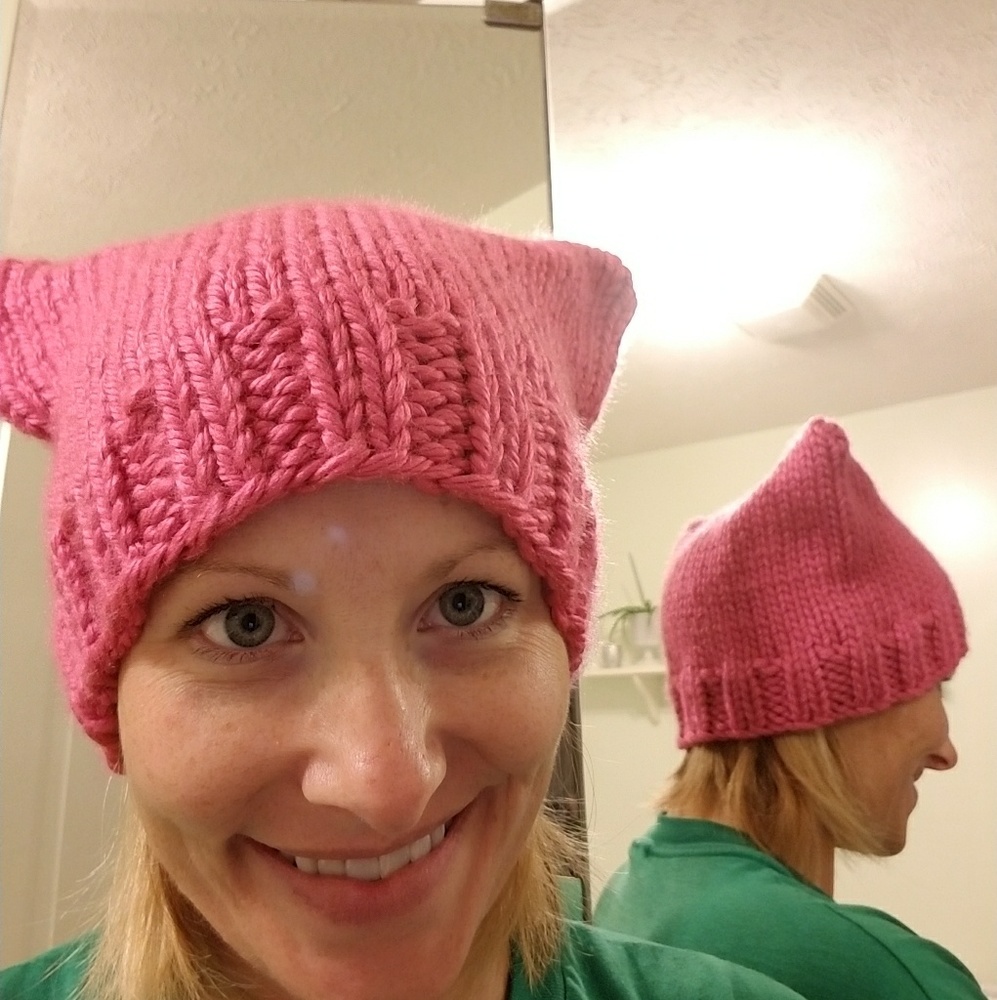 Handmade pussy hat