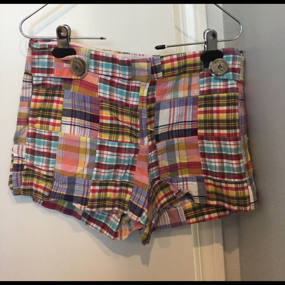 J Crew Plaid Shorts