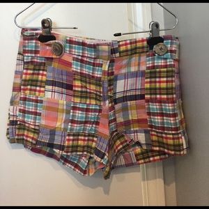 J Crew Plaid Shorts