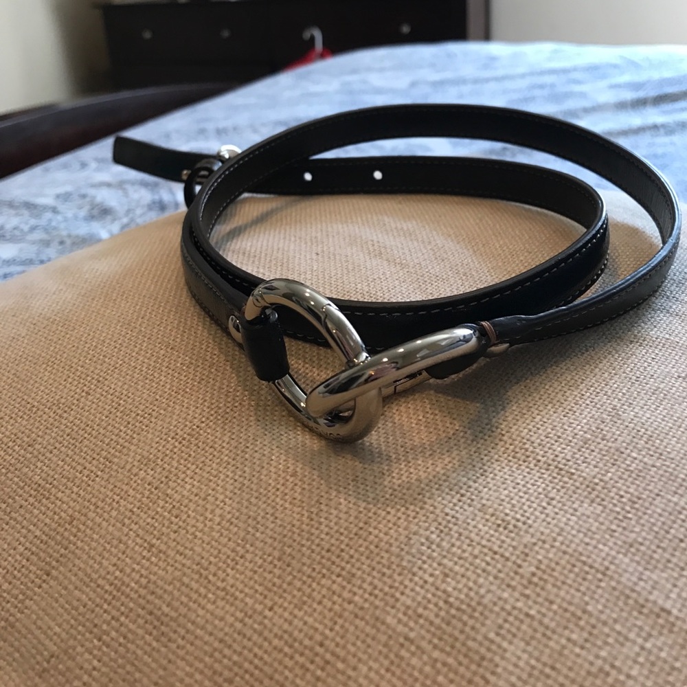 Leather Coach Belt