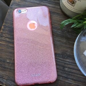 iPhone 6s Plus/ 6 Plus pink glitter case