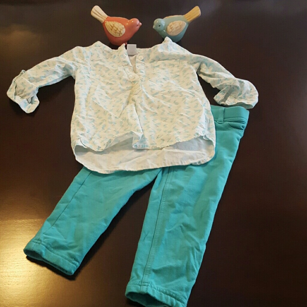 So cute for Easter time! Bunny tunic and leggings