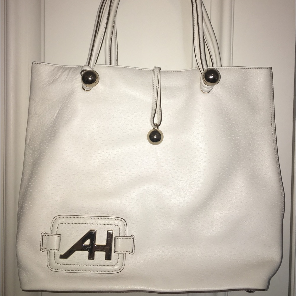 Anya Hindmarch leather tote bag