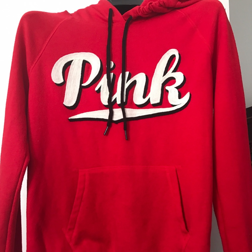 Red pink VS hoodie
