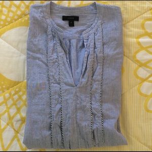 J CREW corded popover tunic