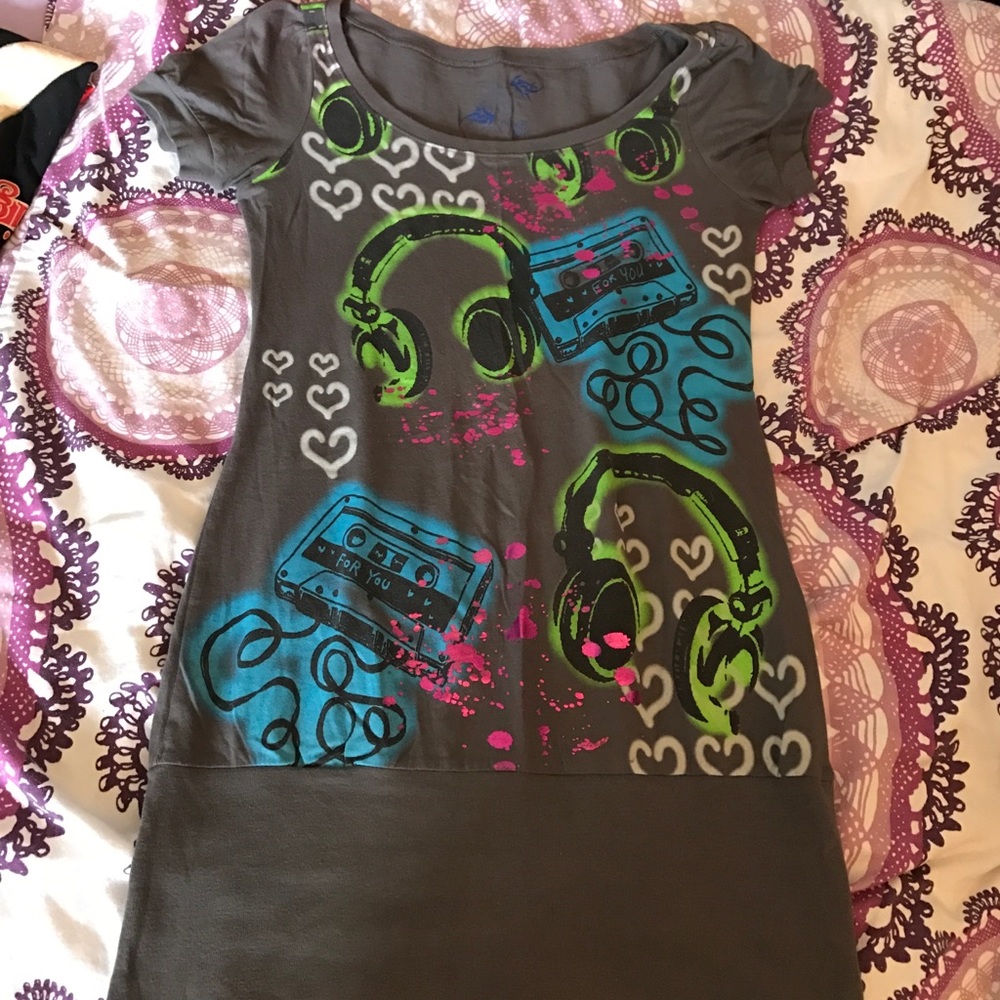 Gray Tshirt dress