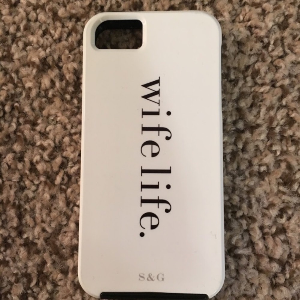 Scarlet &a Gold Wife Life IPhone 5s case
