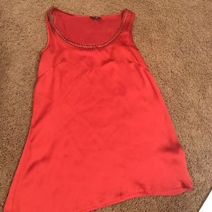 Silky feel 100% polyester dressy tank