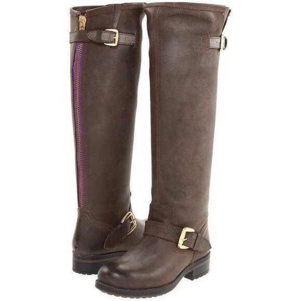 Steve Madden purple zipper boots