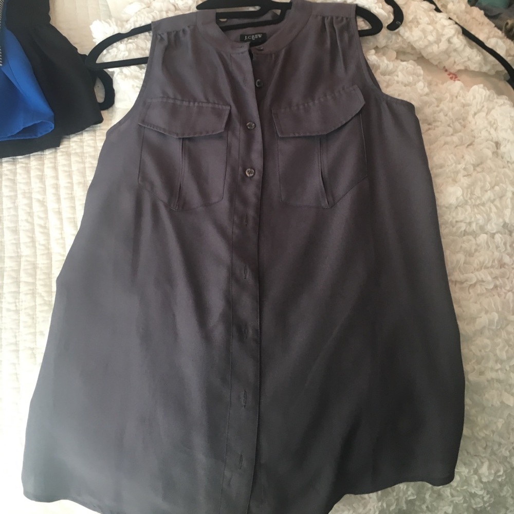 H Crew Silky Pocket tank