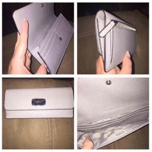 Pearl gray wallet