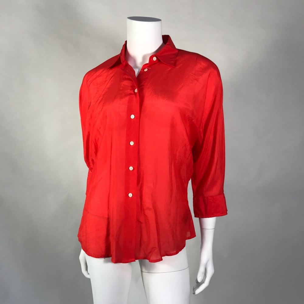 Lauren Ralph Lauren Woman Blouse Kimono Sleeves