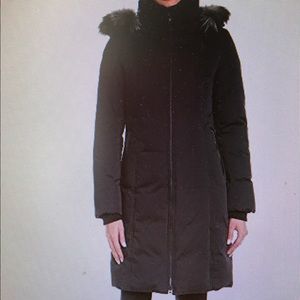 Soia & Kyo Lival down coat with removable hood