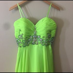 Long dress bright color
