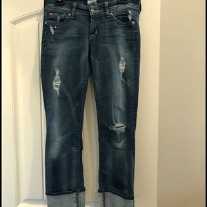 Hudson cropped jeans size 27