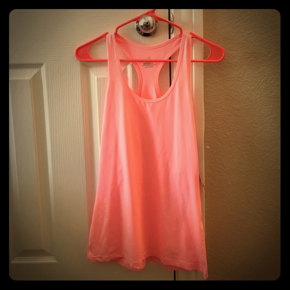 Racer Back Coral Tank