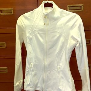 White Lululemon jacket