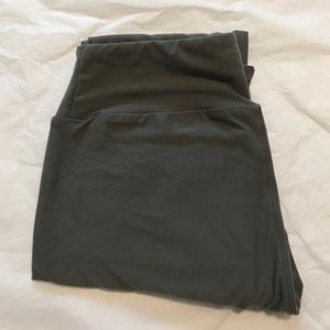 Lularoe OS leggings - solid gray