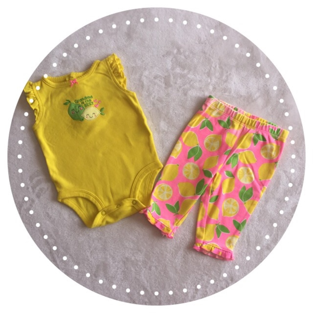 Carters 2-piece outfit 🍋
