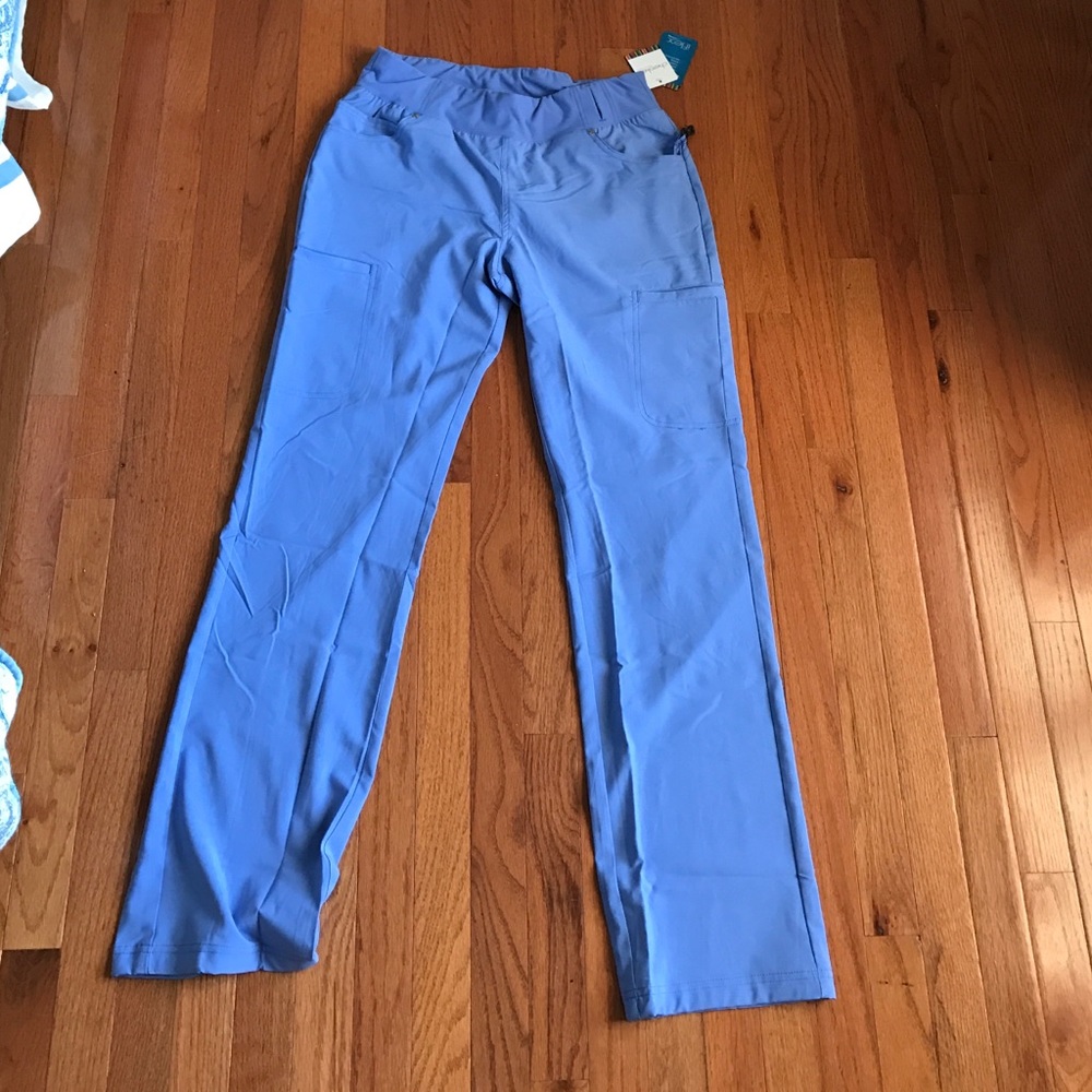 Scrub pants (cargo). Celi blue