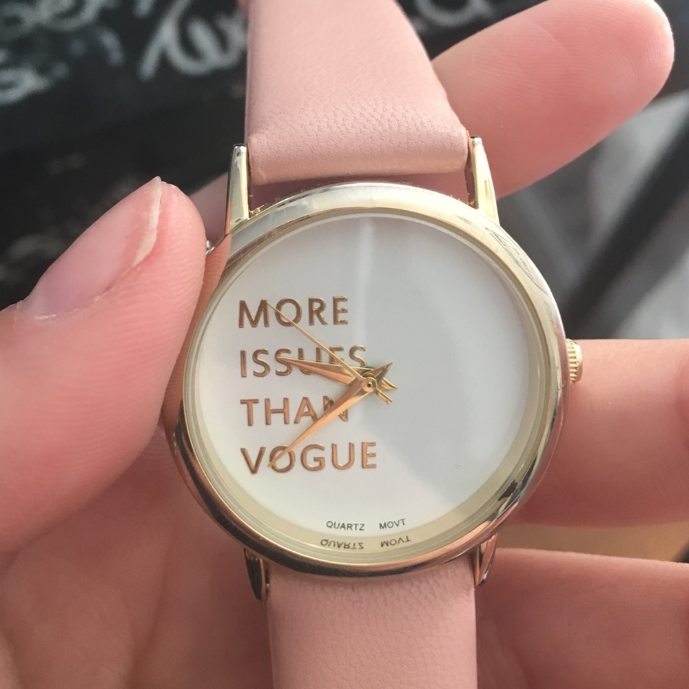 Pink watch