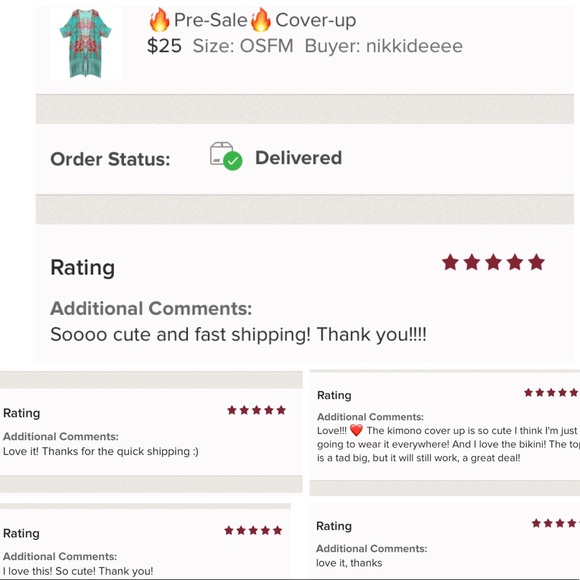 Last One🚨Kimono Style Cover-up - Picture 4 of 5