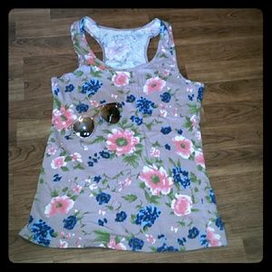 Floral tank top