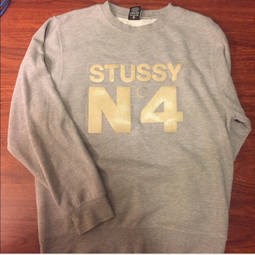 Grey Stussy Crewneck