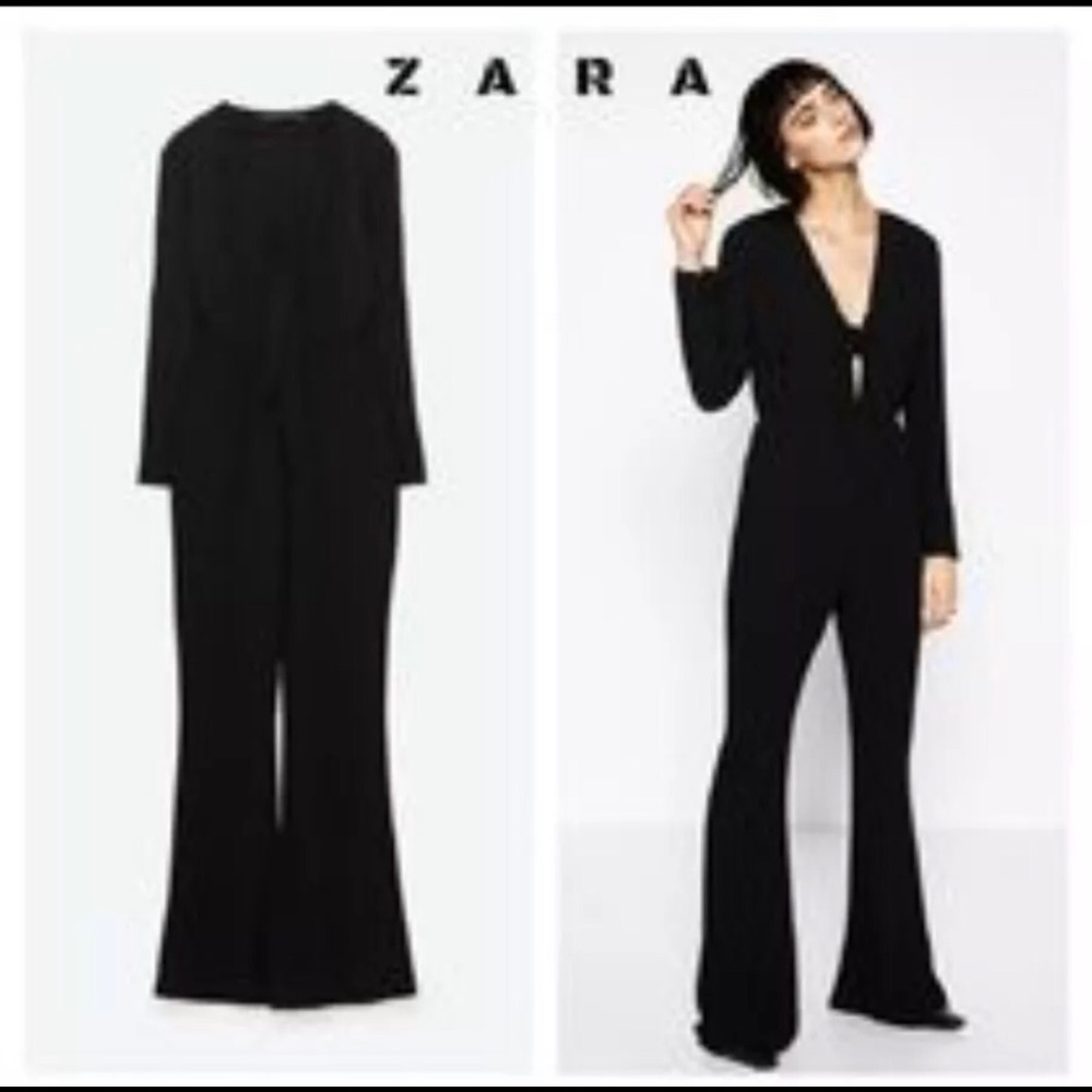 Zara BNWT Black Jumpsuit Size M