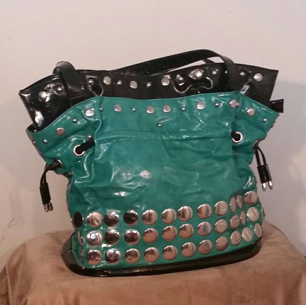 Nicole Lee Aqua Purse