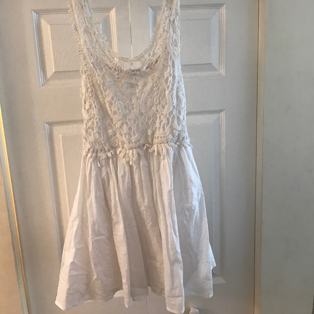 LF Mika & Gala White Lace Dress
