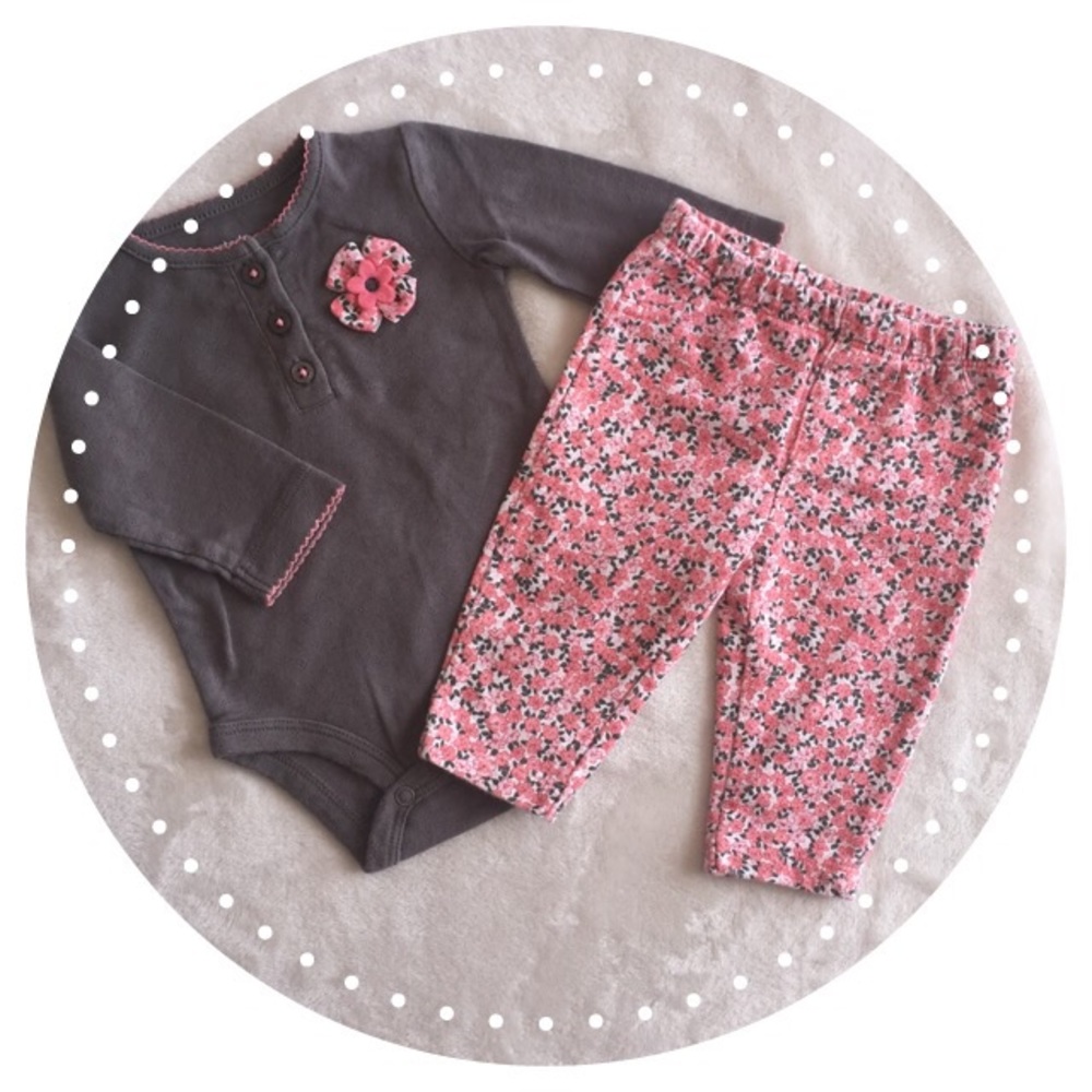 Carters 2-piece matching outfit 🌸