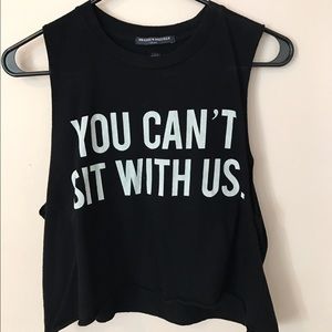 Brandy Melville you can't sit with us top