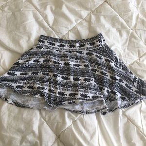Elephant flow mini skirt