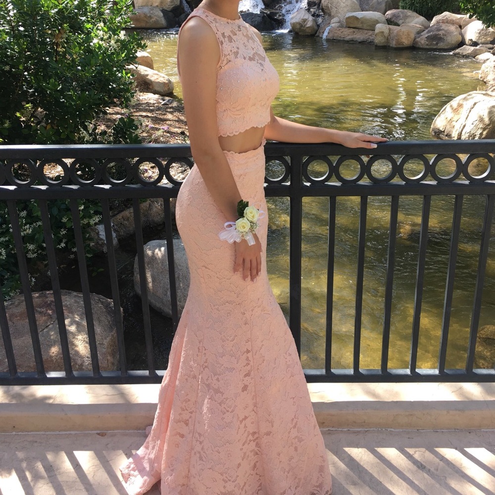 Mermaid Skirt Two Piece Prom Dress