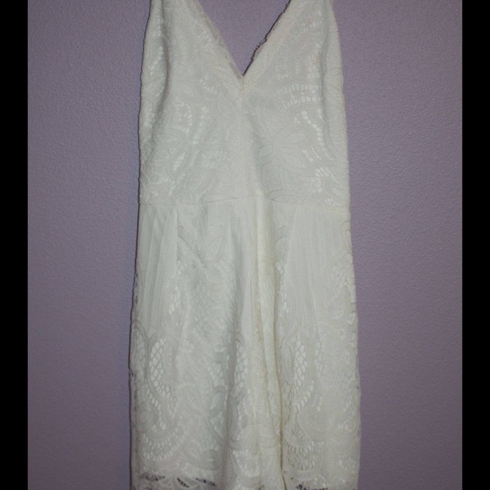 White lace romper