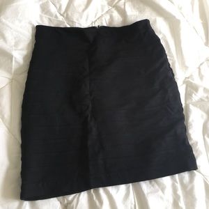 Black pencil skirt