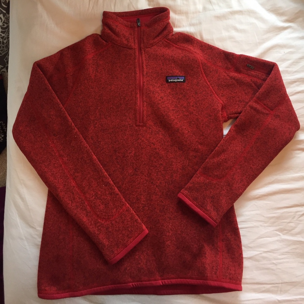 NWT Patagonia Better Sweater 1/4 Zip, Ramble Red
