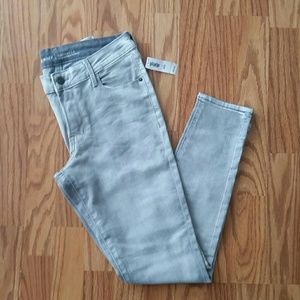 Grey Wash Rockstar Super Skinny Jeans