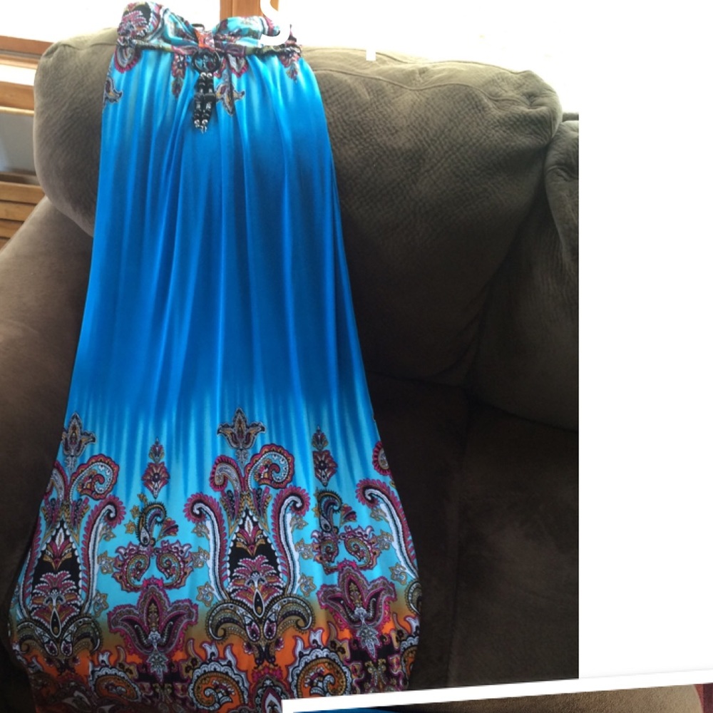 Long beautiful summer dress