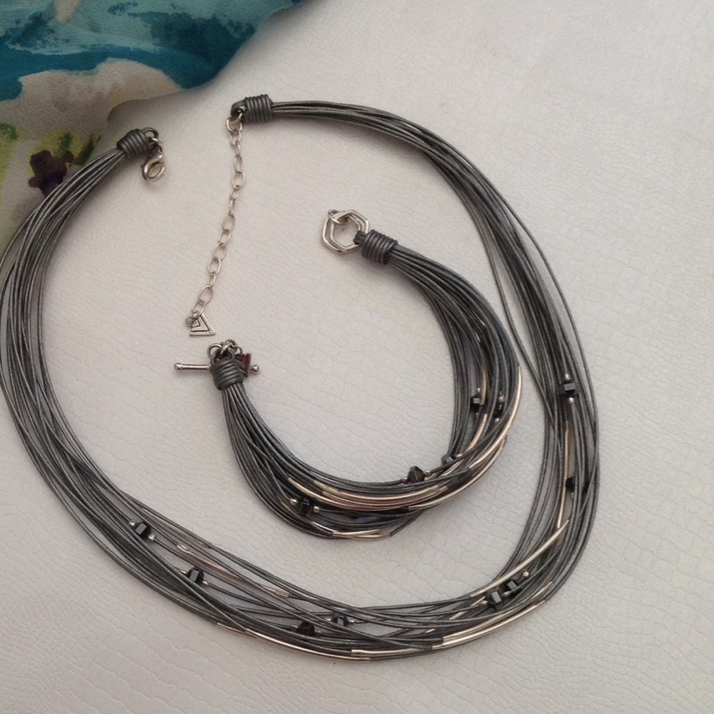 SILPADA Liquid Silver Necklace & Bracelet Set - Picture 2 of 3