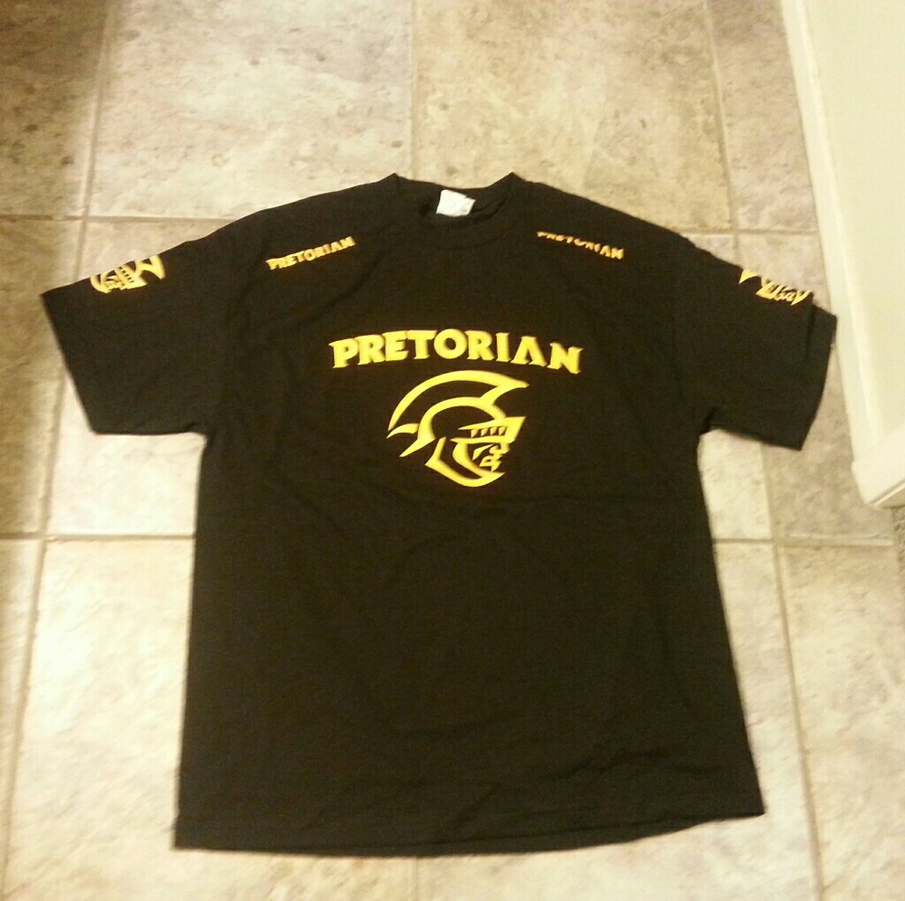 New Pretorian MMA UFC Brand Black T Shirt XL