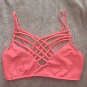 LA Hearts Strappy Bikini Top