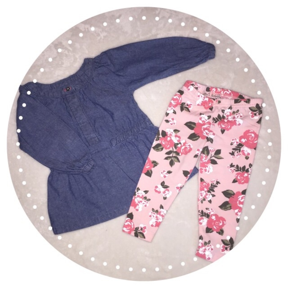 Carters 2-piece matching outfit🌸