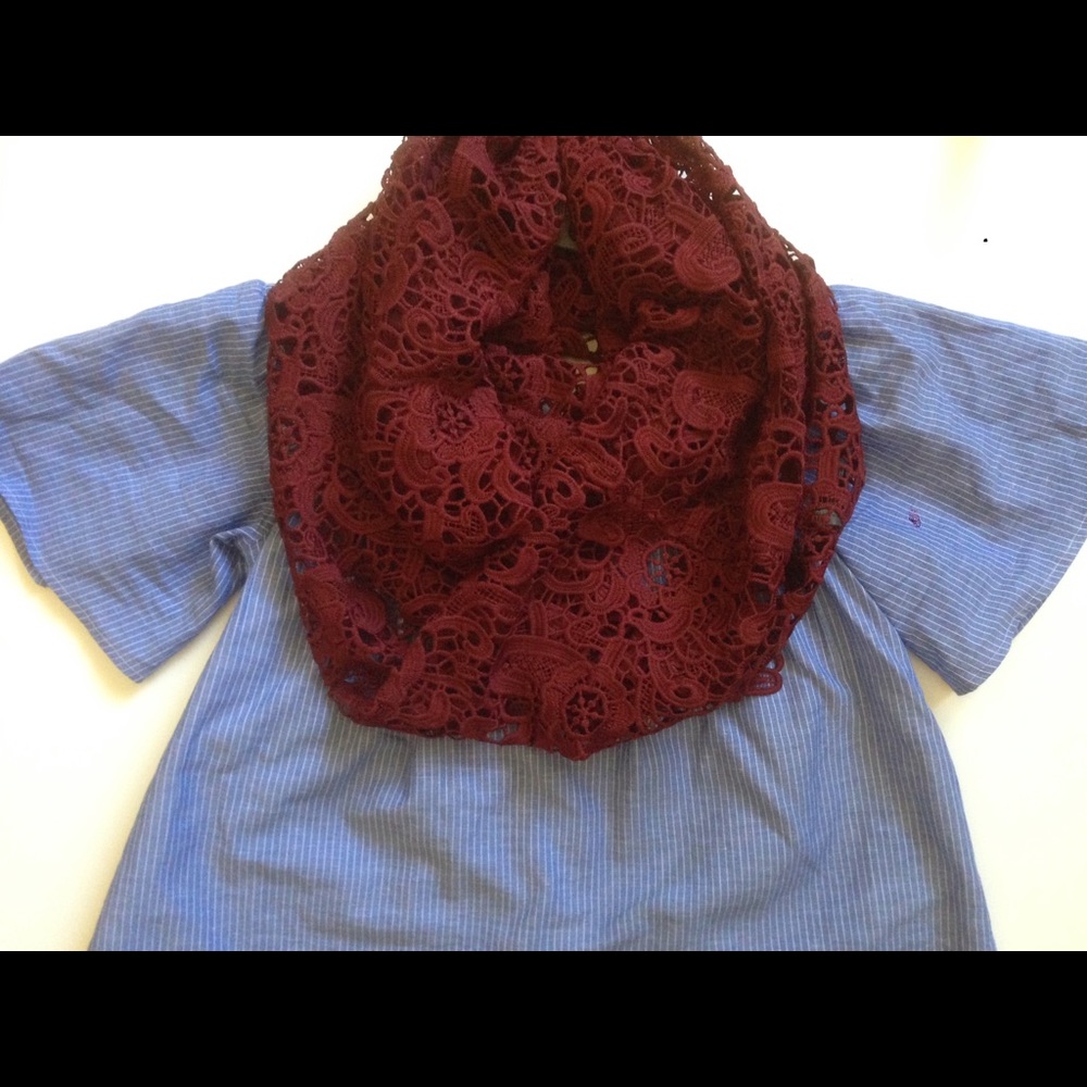 #Express Lace Infinity Scarf