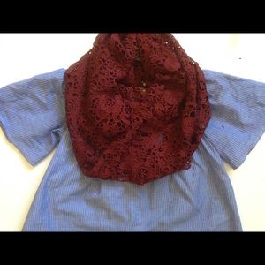 #Express Lace Infinity Scarf