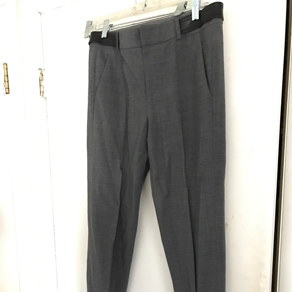 Vince grey wool trousers