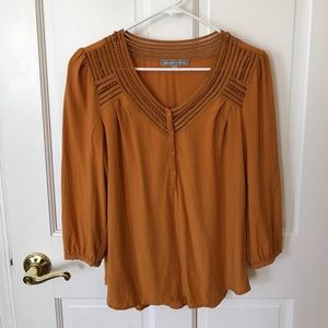 Daniel rainn burnt orange top