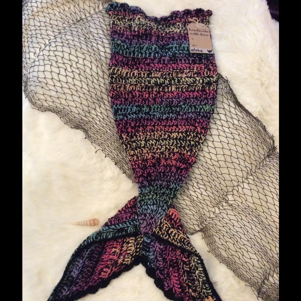 Crochet Mermaid Tail Blanket