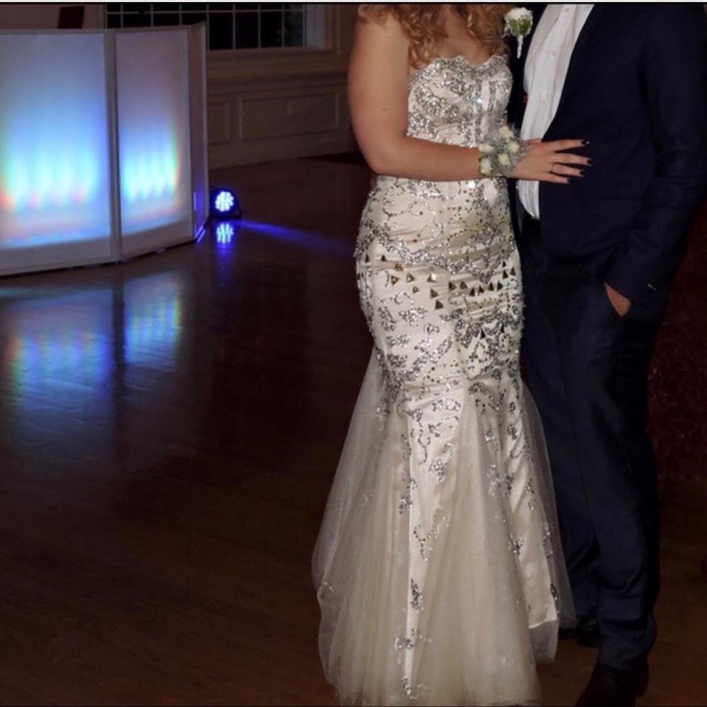 Jovani mermaid prom or pageant dress